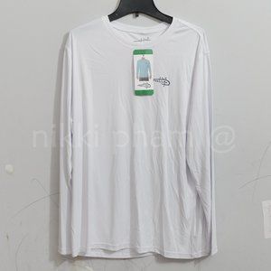 NWT REELFIFE MEN LONG SLEEVE TOP UV  IN WHITE